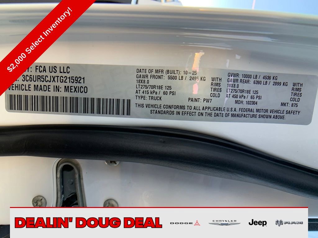 New 2026 RAM 2500 Tradesman image 33