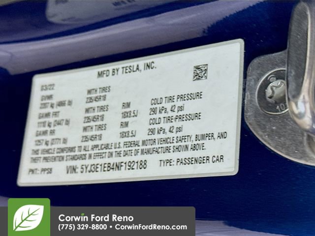 Used 2022 Tesla Model 3 Long Range image 31