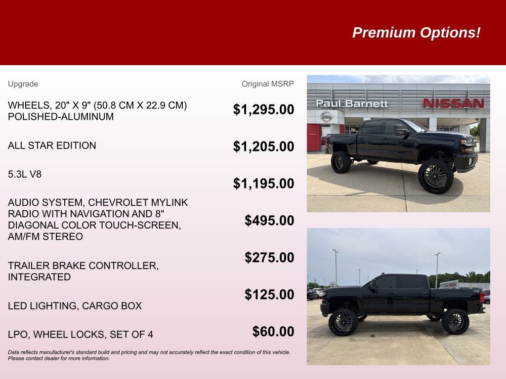 Used 2017 Chevrolet Silverado 1500 LT w/ All Star Edition AWD/4WD image 9