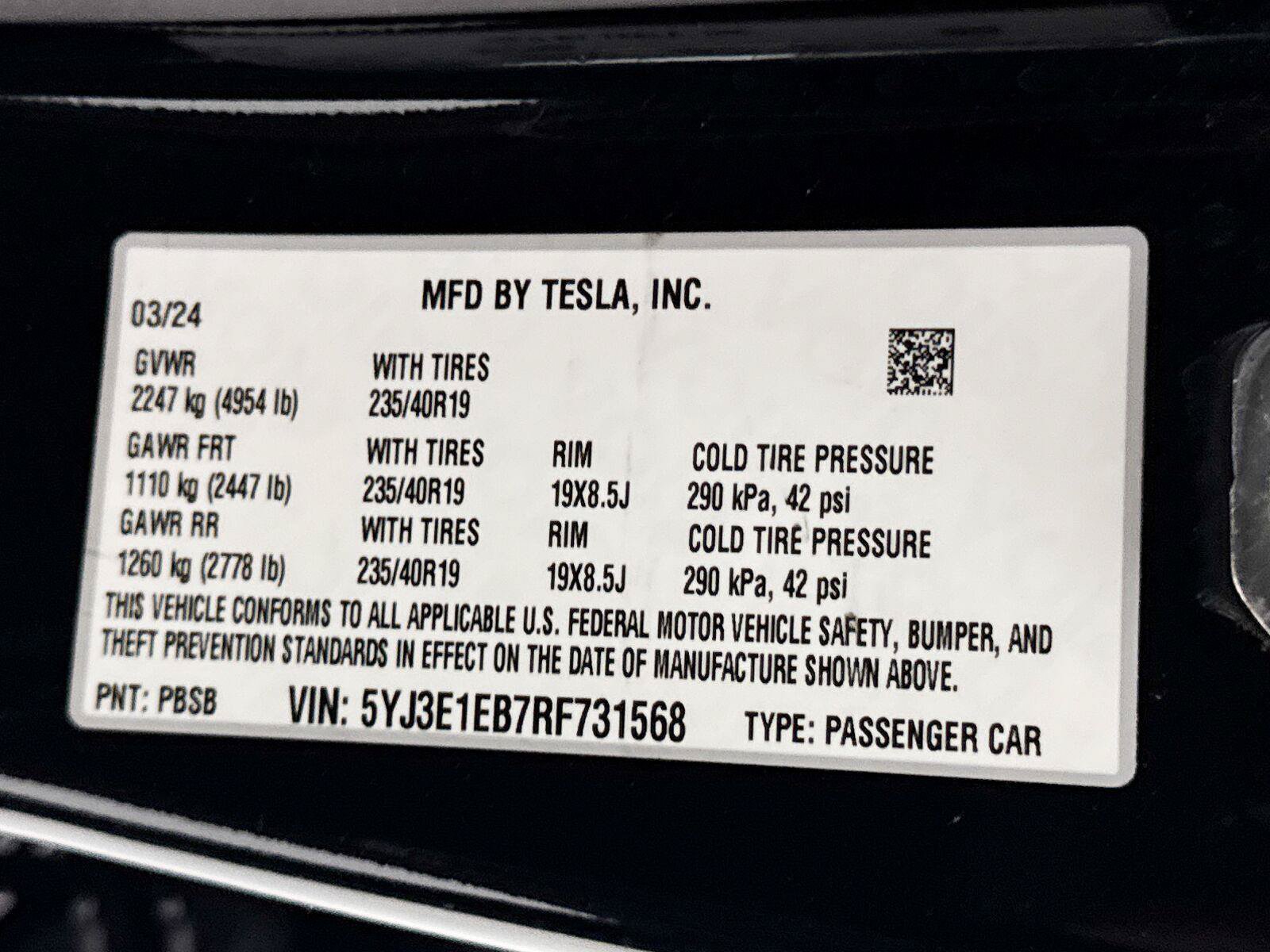 Used 2024 Tesla Model 3 Long Range AWD/4WD image 41