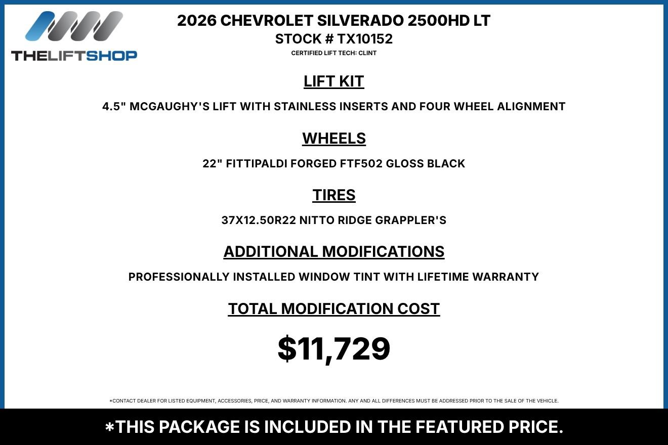 Used 2026 Chevrolet Silverado 2500 LT w/ Trail Boss Package AWD/4WD image 2