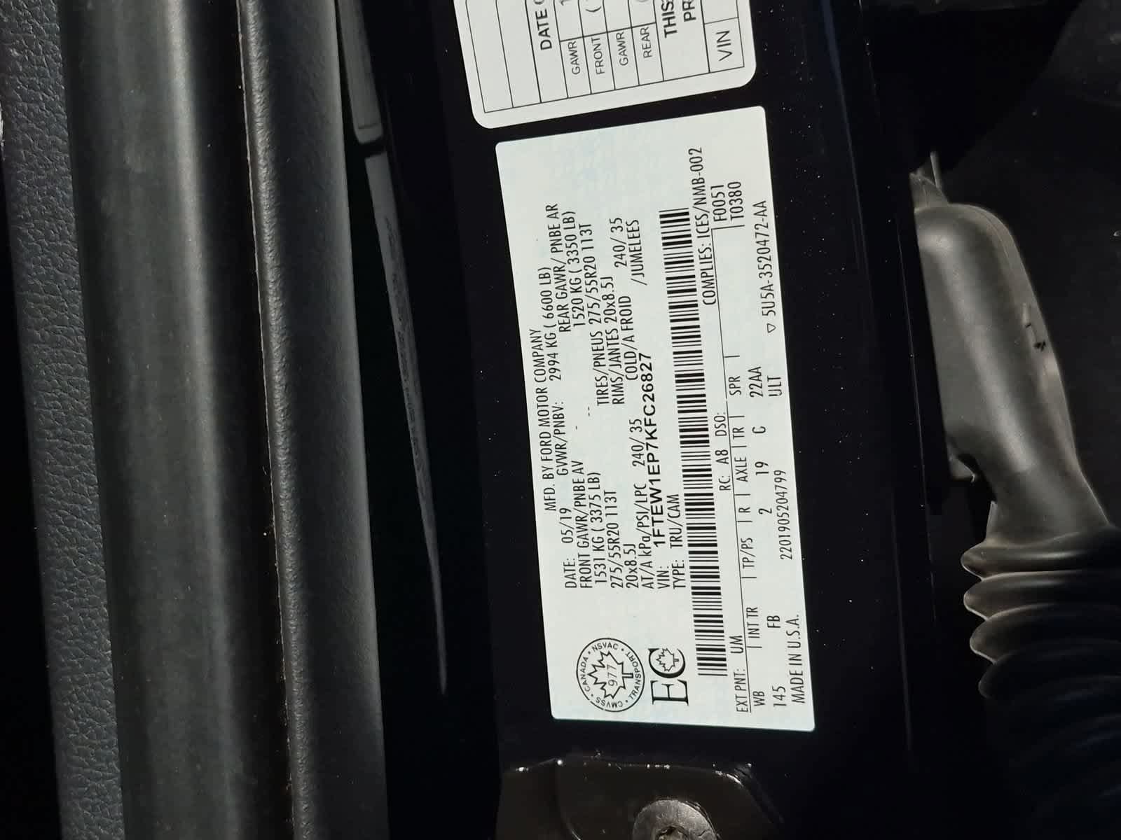 Used 2019 Ford F150 XLT w/ Equipment Group 302A Luxury AWD/4WD image 35
