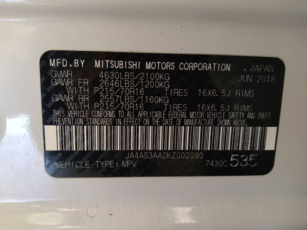 Used 2019 Mitsubishi Eclipse Cross ES image 33