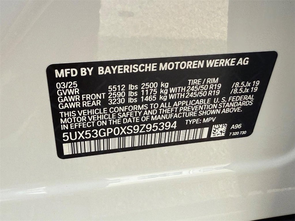 New 2025 BMW X3 xDrive30i w/ Premium Package image 19