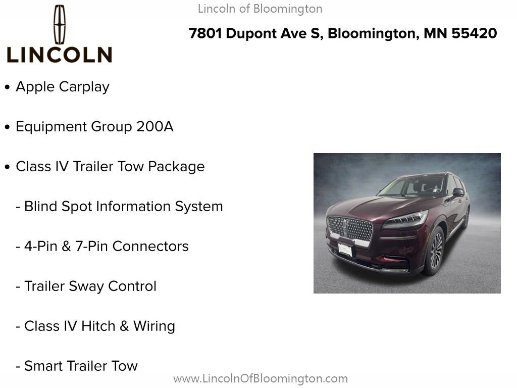 Certified 2022 Lincoln Aviator Reserve w/ Elements Package Plus AWD/4WD image 10