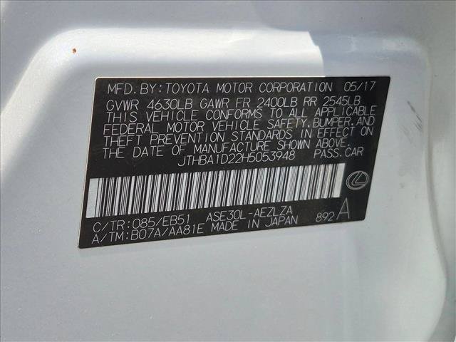 Used 2017 Lexus IS 200t RWD image 25