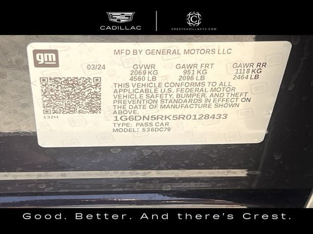 Certified 2024 Cadillac CT5 Premium Luxury RWD image 32