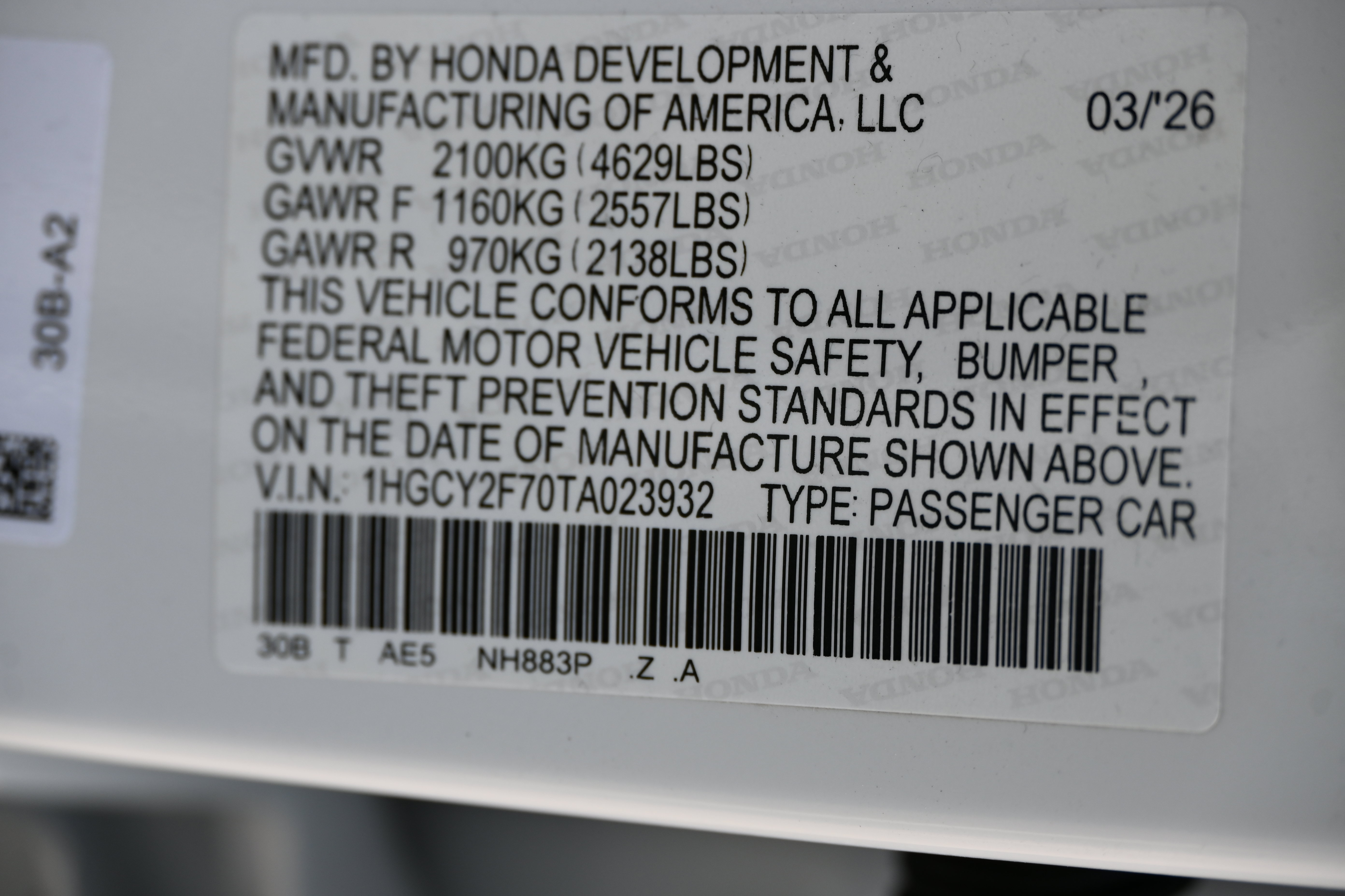 New 2026 Honda Accord Sport image 23