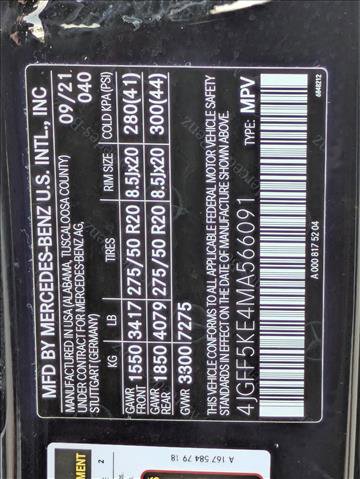 Used 2021 Mercedes-Benz GLS 450 4MATIC image 27