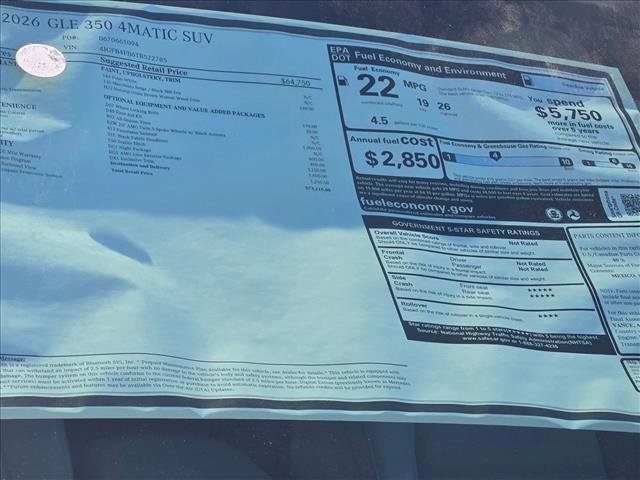 New 2026 Mercedes-Benz GLE 350 4MATIC image 14