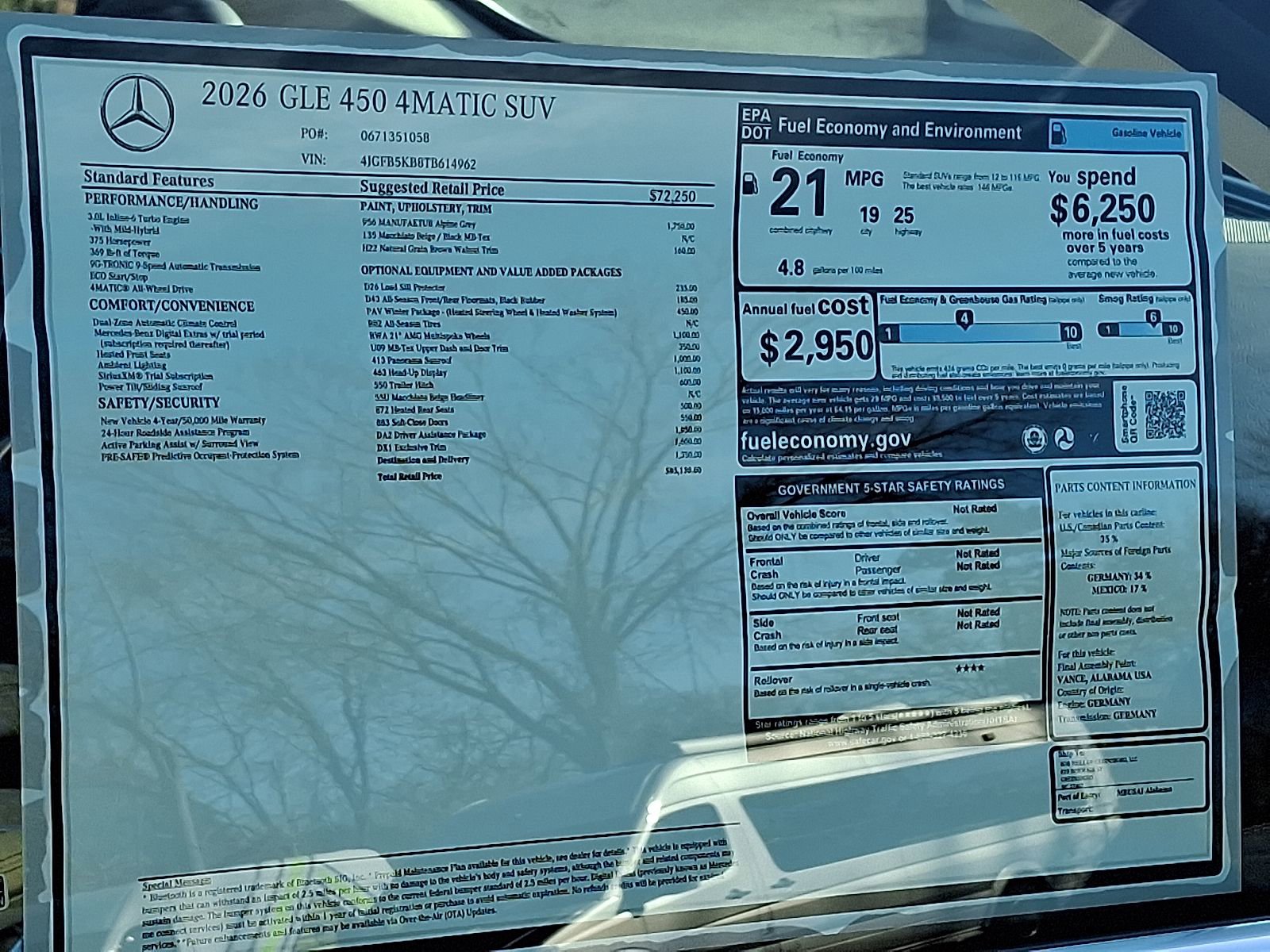 New 2026 Mercedes-Benz GLE 450 4MATIC image 19