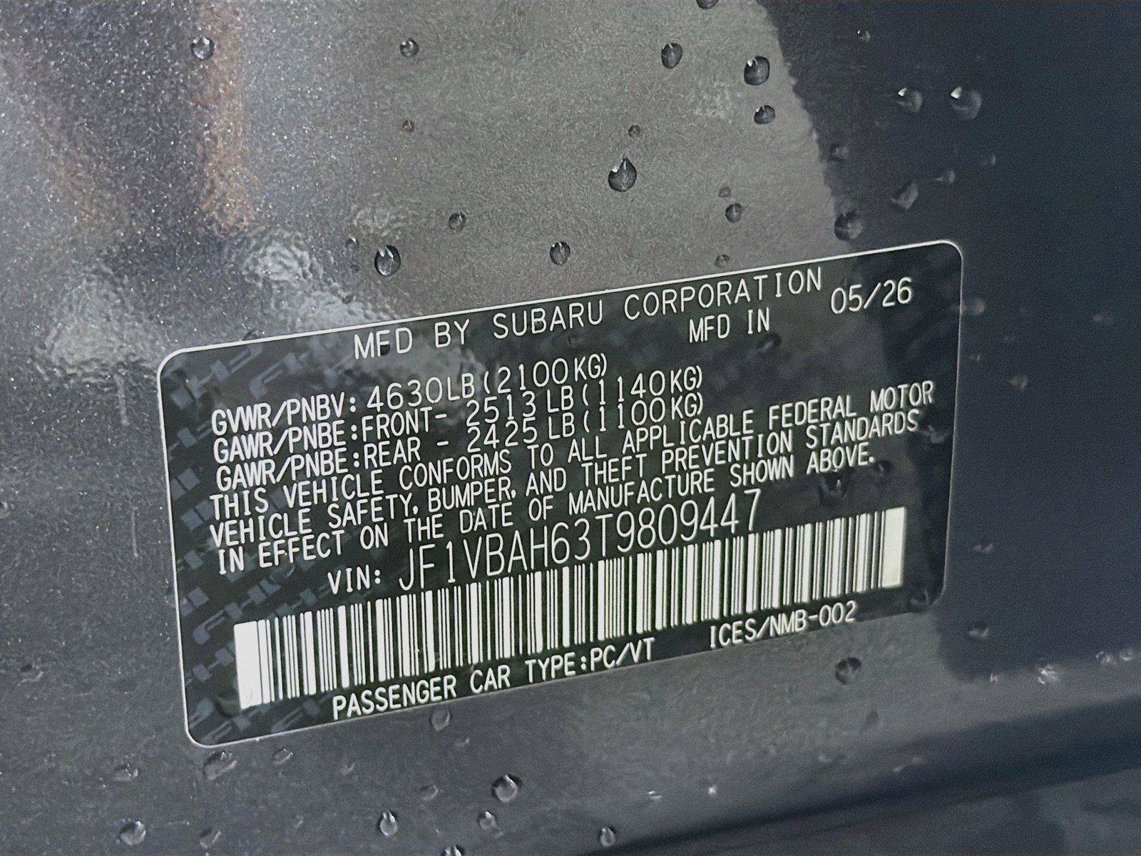 New 2026 Subaru WRX AWD/4WD image 38