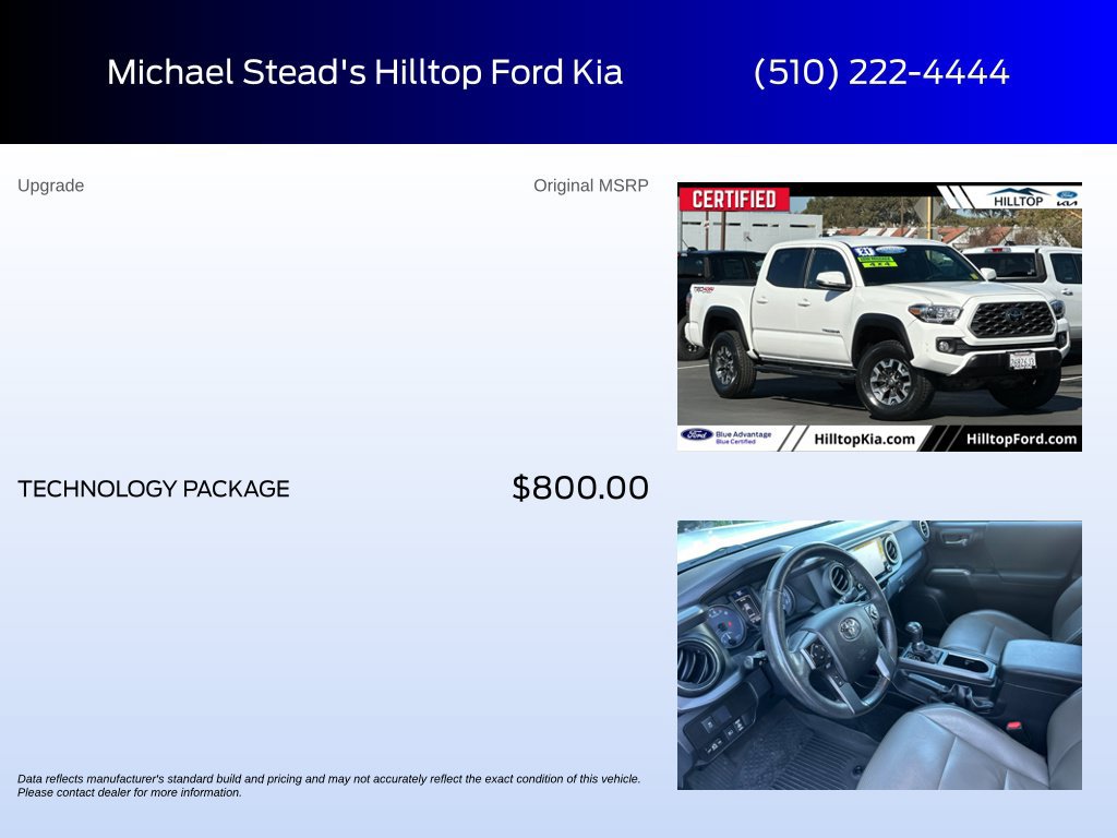 Used 2021 Toyota Tacoma TRD Off-Road w/ Technology Package AWD/4WD image 6