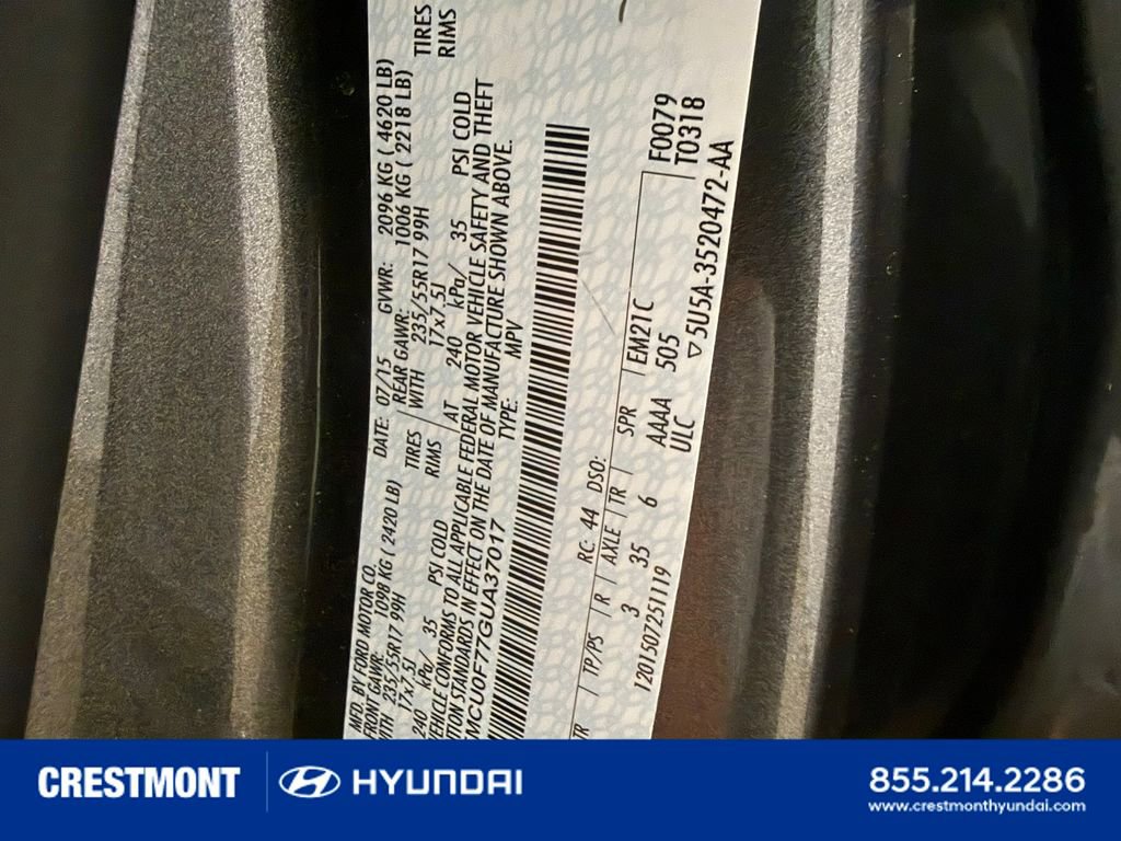 Used 2016 Ford Escape S image 39