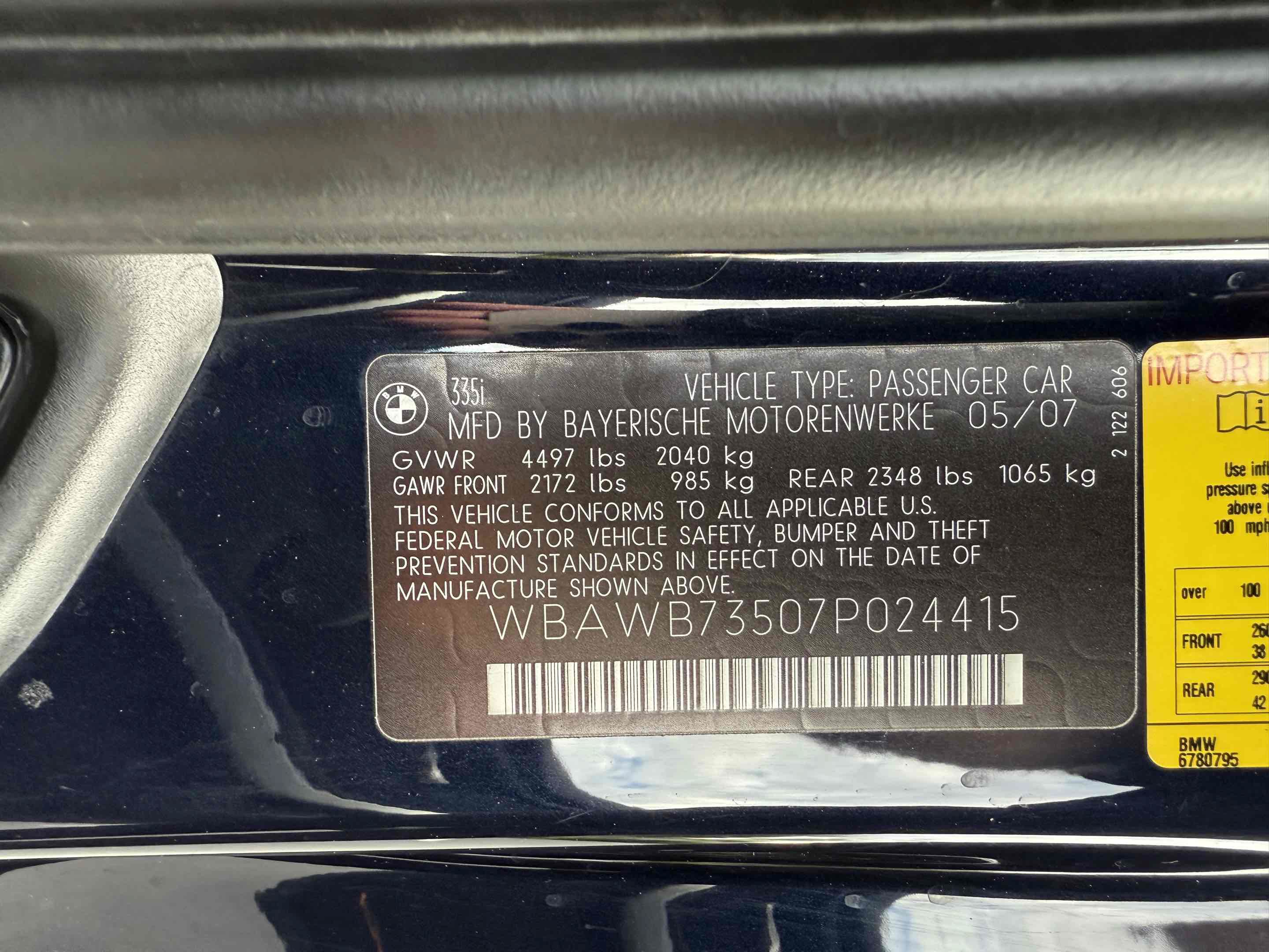 Used 2007 BMW 335i Coupe RWD image 29