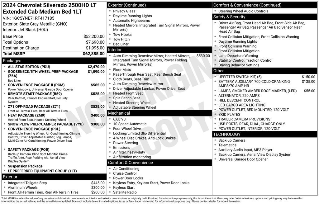 Used 2024 Chevrolet Silverado 2500 LT w/ All Star Edition image 42