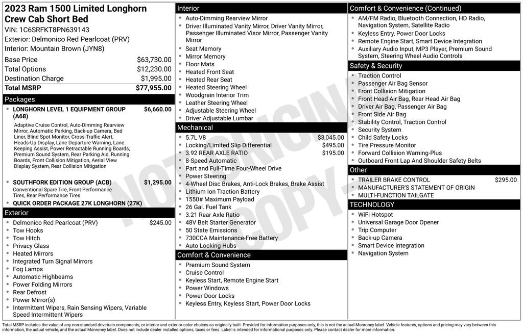 Used 2023 RAM 1500 Limited image 4