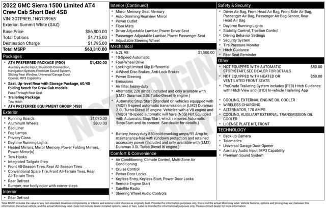 Used 2022 GMC Sierra 1500 AT4 w/ AT4 Preferred Package AWD/4WD image 33