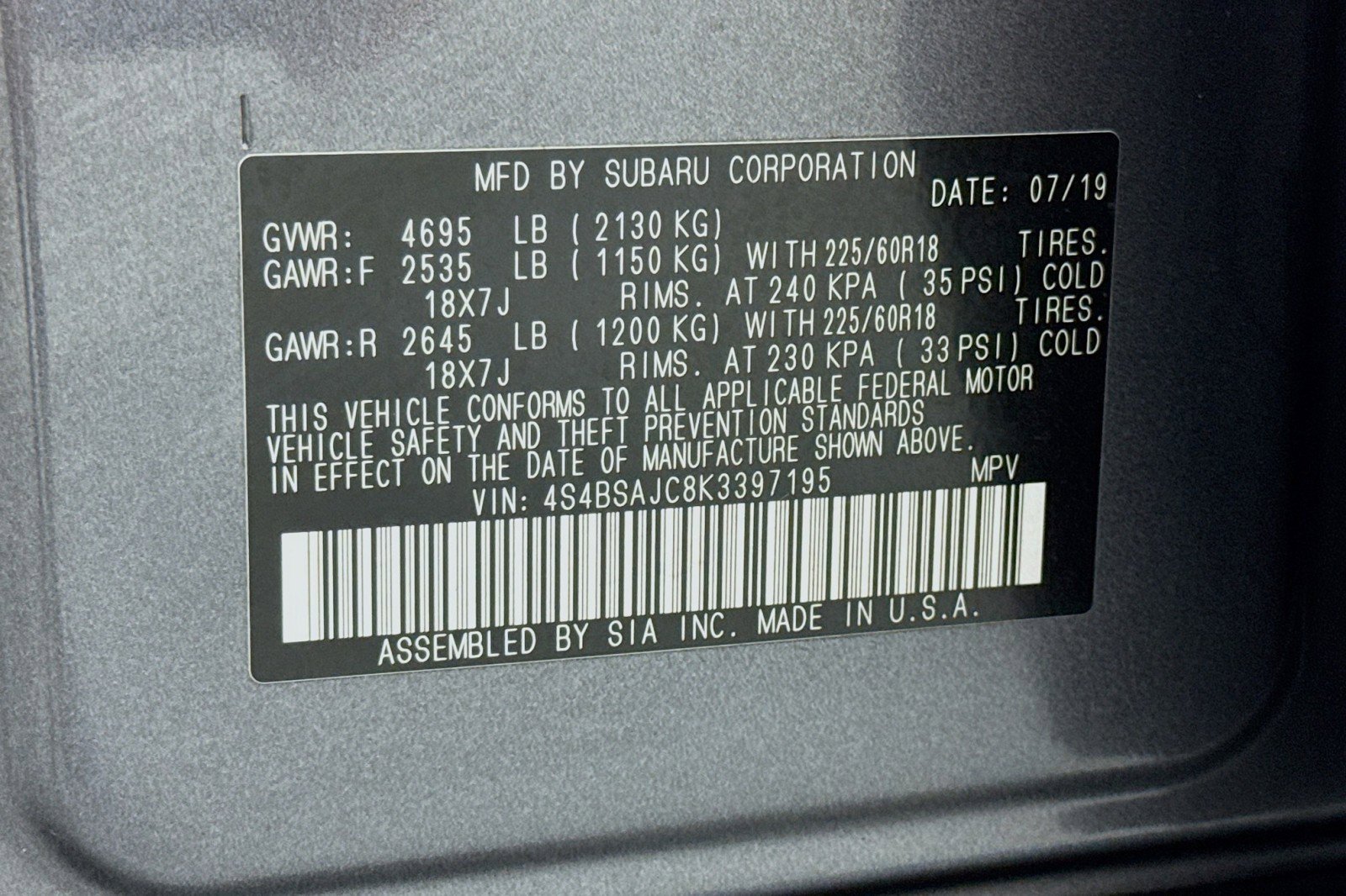 Used 2019 Subaru Outback 2.5i Limited w/ Popular Package #2 image 23