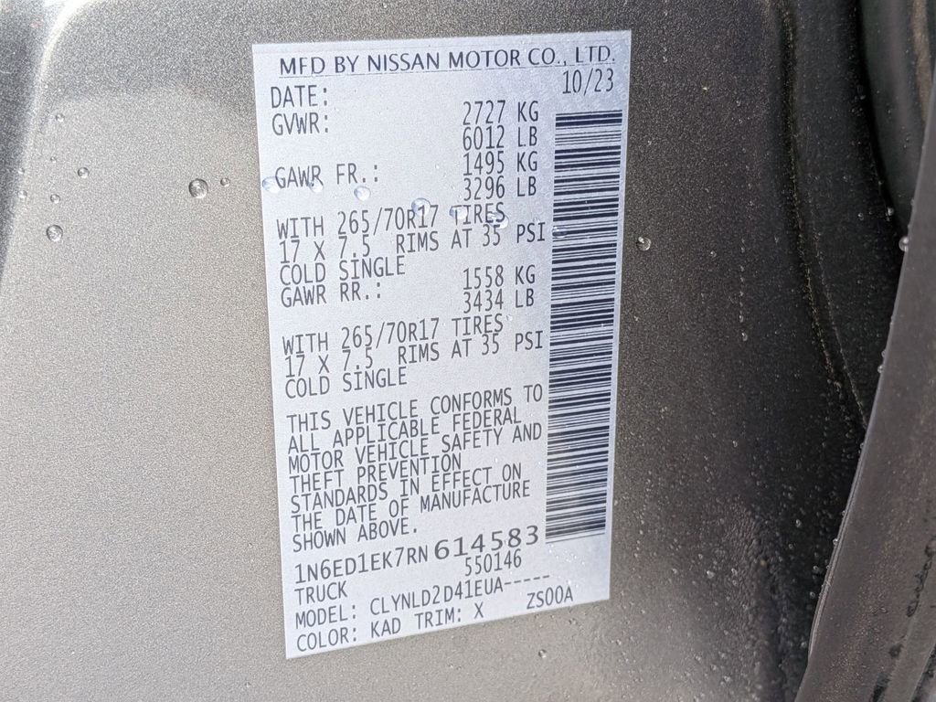 Used 2024 Nissan Frontier PRO-4X image 34