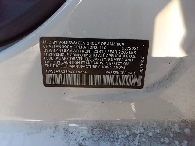 Used 2021 Volkswagen Passat 2.0T SE image 13