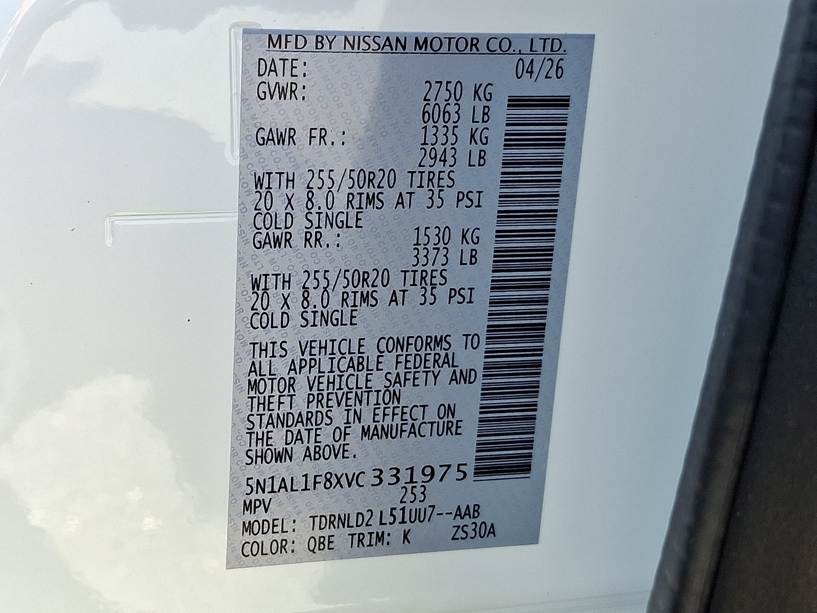 New 2027 INFINITI QX60 Luxe w/ Cargo Package AWD/4WD image 17