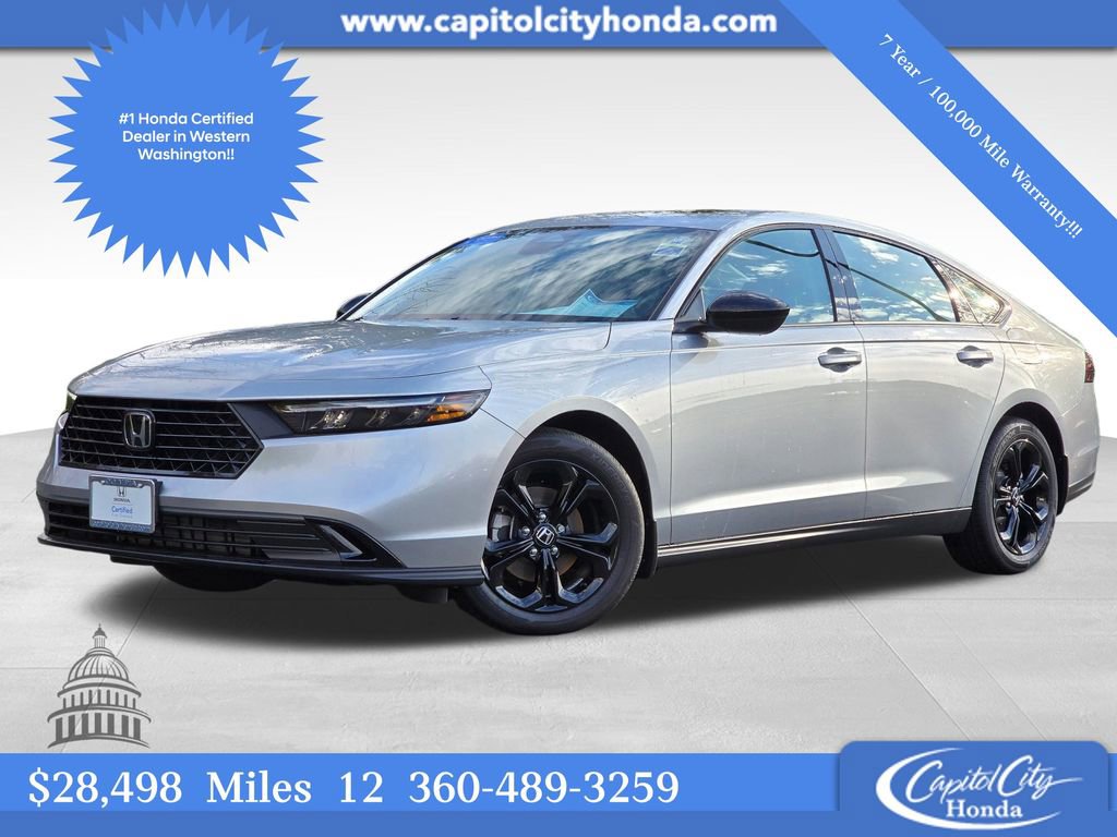 Certified 2025 Honda Accord SE
