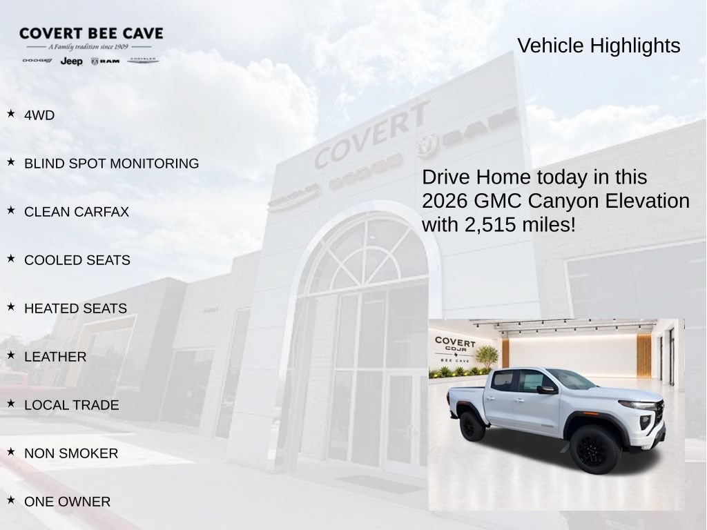 Used 2026 GMC Canyon Elevation AWD/4WD image 6