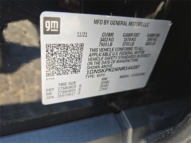 Used 2022 Chevrolet Tahoe Z71 w/ Luxury Package image 46