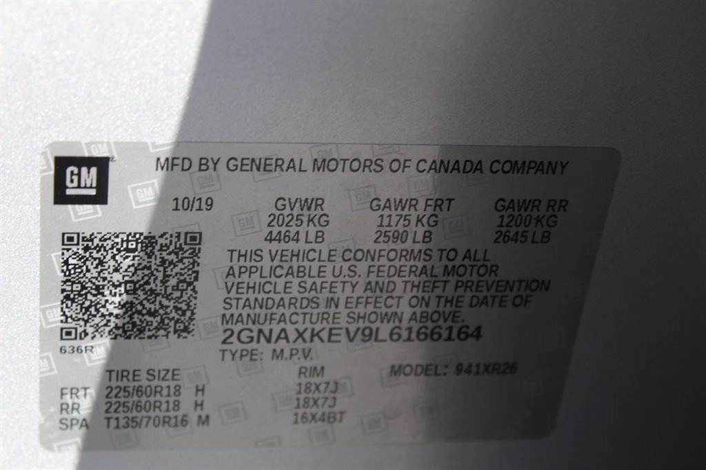 Used 2020 Chevrolet Equinox LT image 18