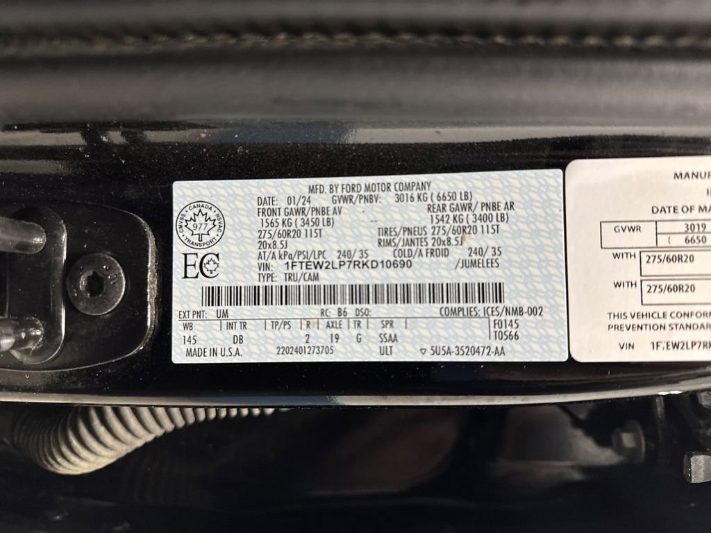 Used 2024 Ford F150 STX w/ STX Black Appearance Package image 38