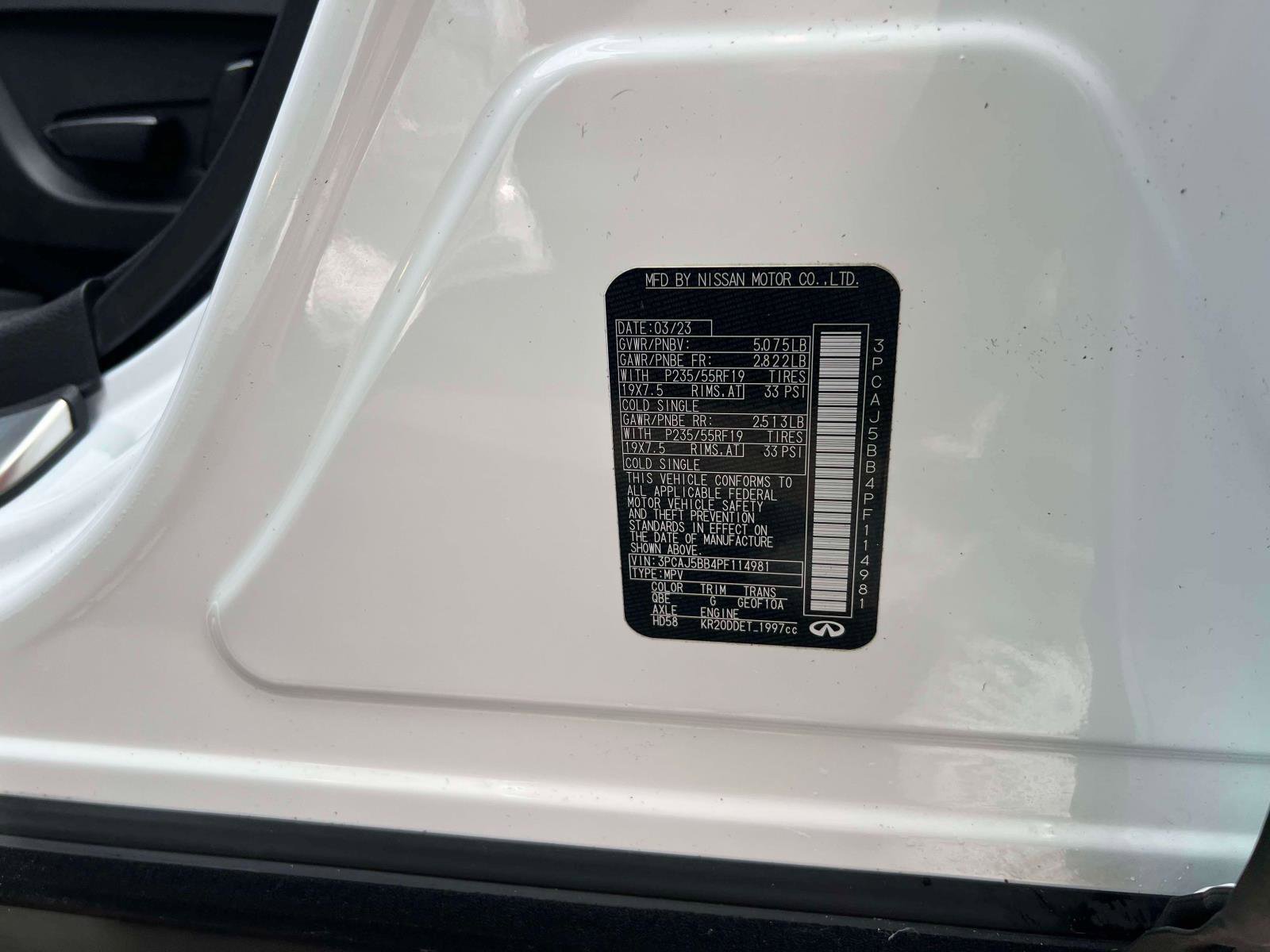 Used 2023 INFINITI QX50 Luxe image 27