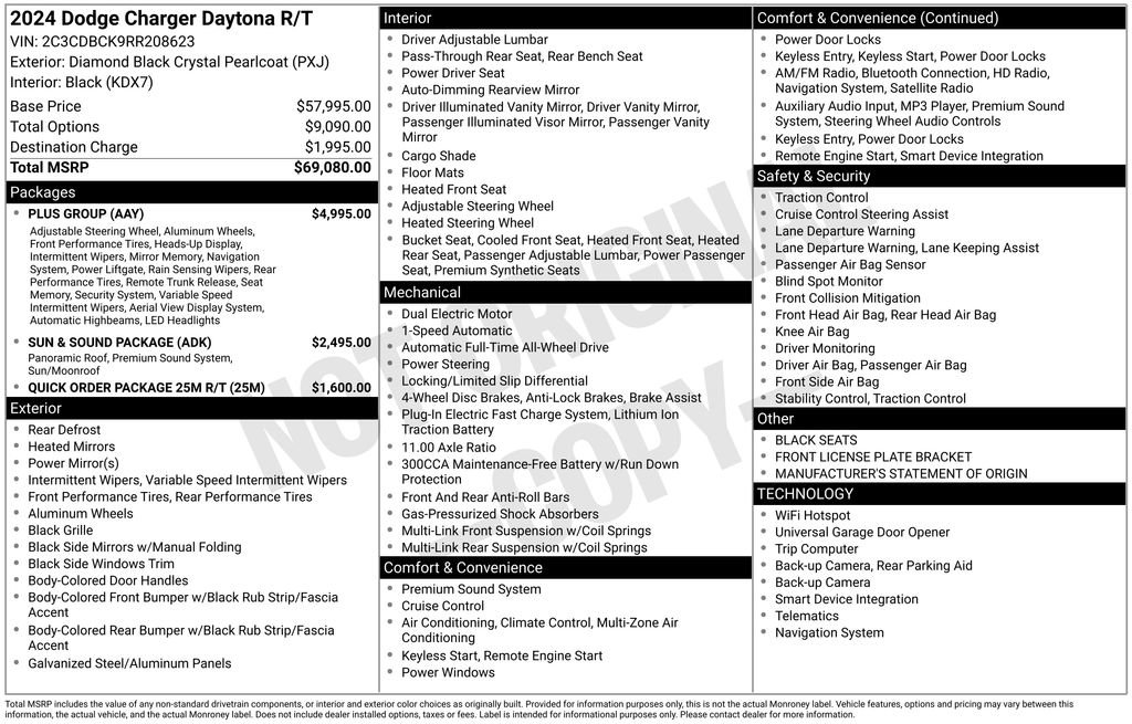 New 2024 Dodge Charger R/T w/ Plus Group image 4