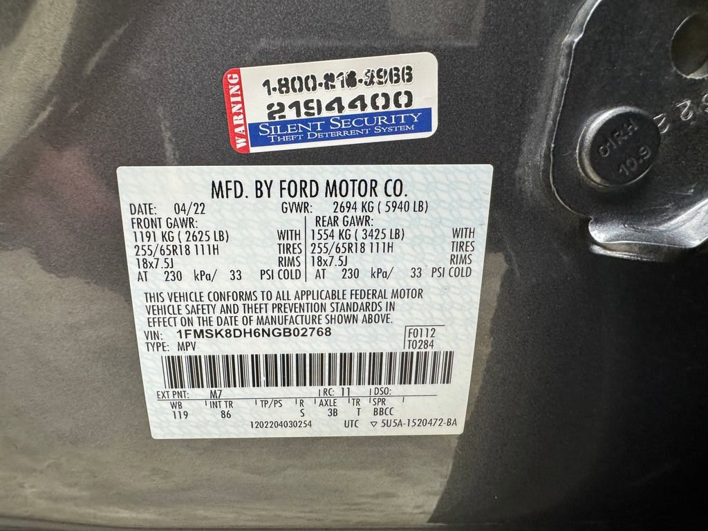 Used 2022 Ford Explorer XLT image 31