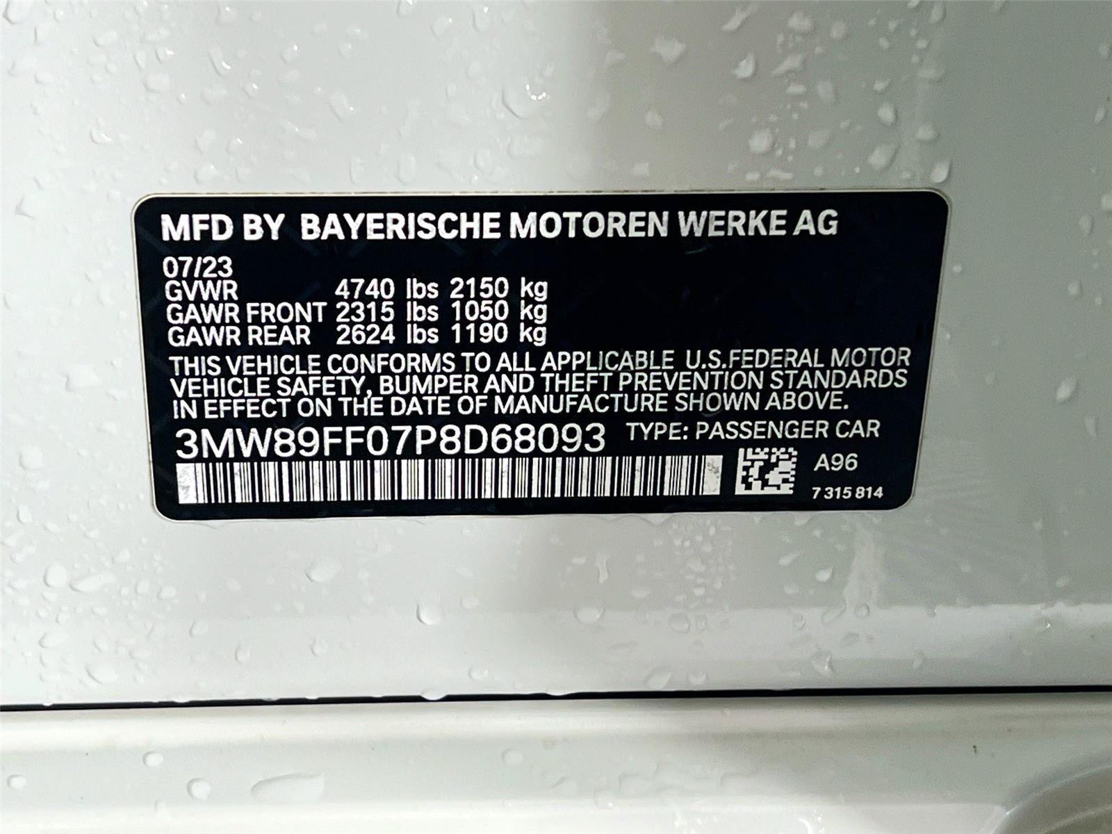 Certified 2023 BMW 330i xDrive Sedan w/ Parking Assistance Package AWD/4WD image 32