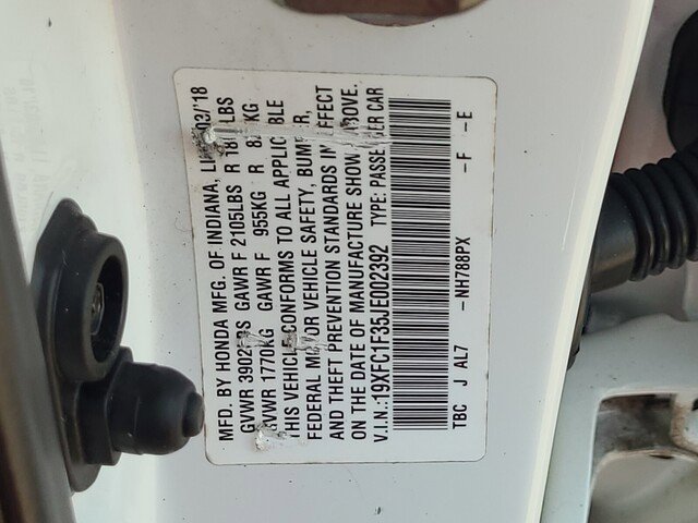 Used 2018 Honda Civic EX-T image 31