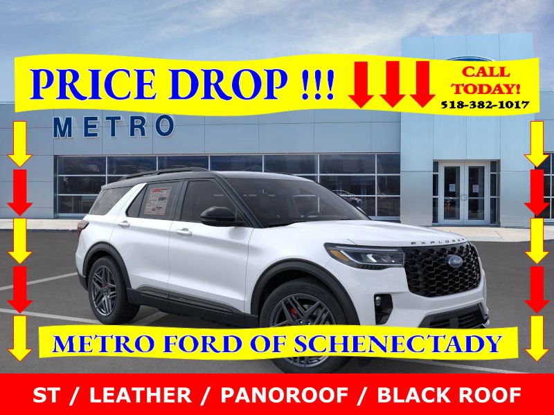 New 2025 Ford Explorer ST w/ Sun And Sound Package