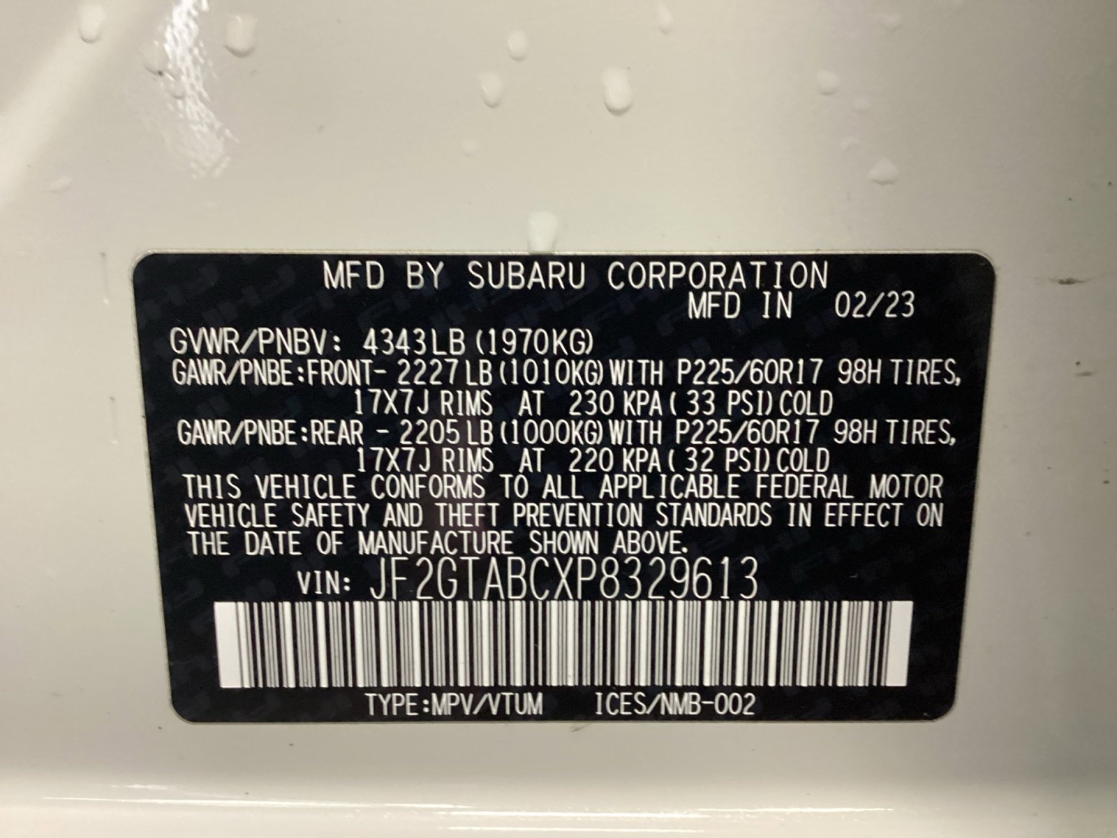 Used 2023 Subaru Crosstrek 2.0i image 16