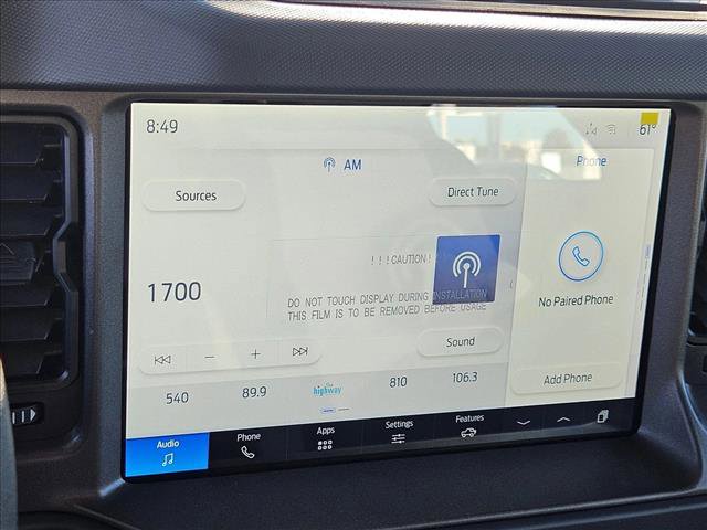New 2025 Ford Bronco 4-Door AWD/4WD image 12
