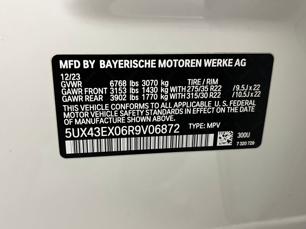 Used 2024 BMW X6 M60i AWD/4WD image 28