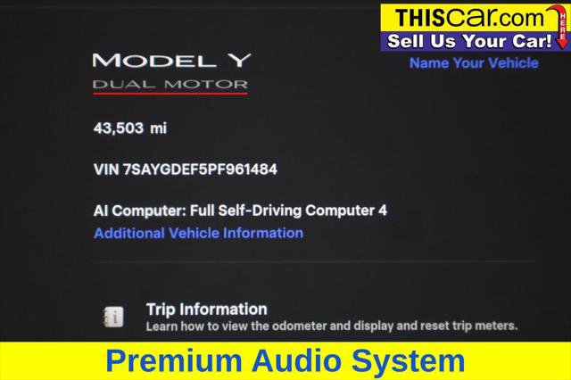 Used 2023 Tesla Model Y Performance AWD/4WD image 13