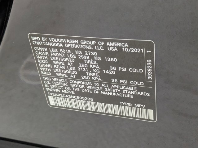 Used 2022 Volkswagen Atlas SEL R-Line AWD/4WD image 22