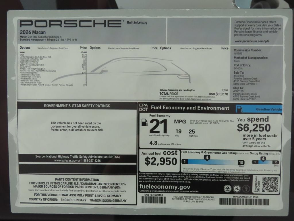New 2026 Porsche Macan AWD/4WD image 15