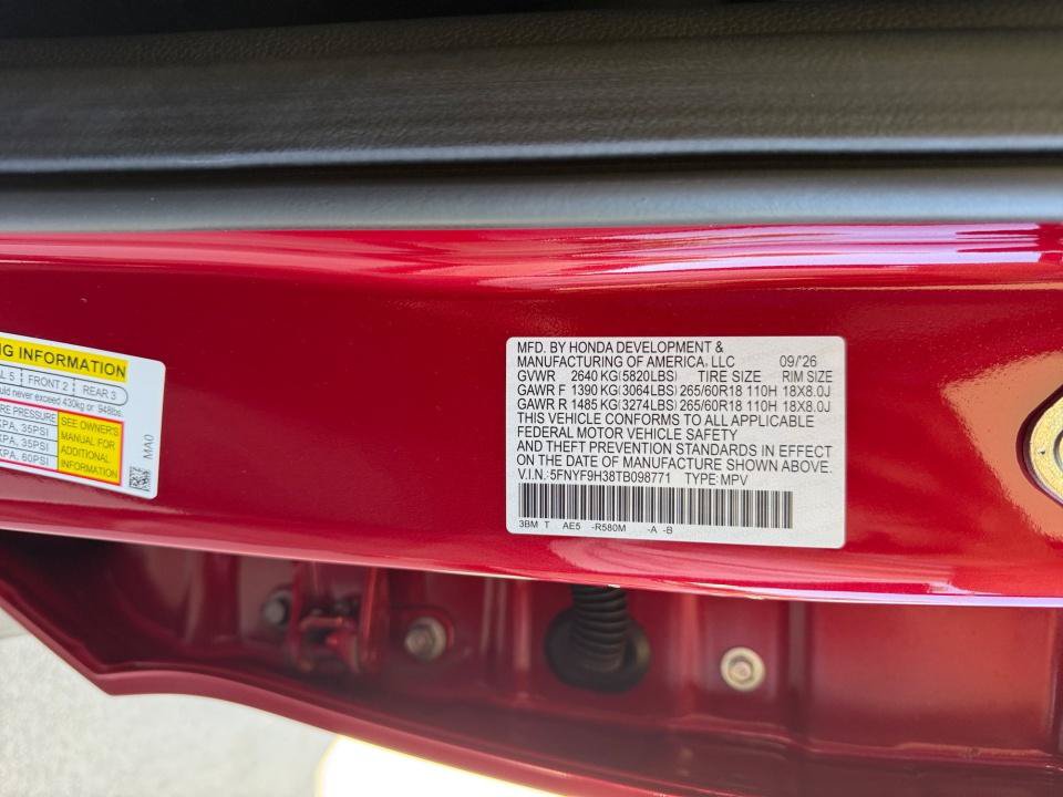 New 2026 Honda Passport RTL image 35