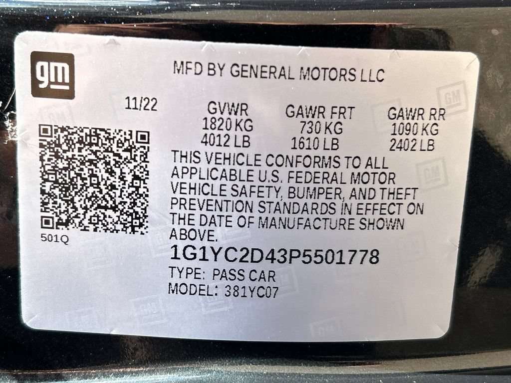 Used 2023 Chevrolet Corvette Stingray Premium Cpe RWD image 28