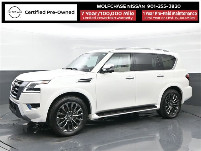 Certified 2024 Nissan Armada Platinum w/ Captain's Chairs Package image 2