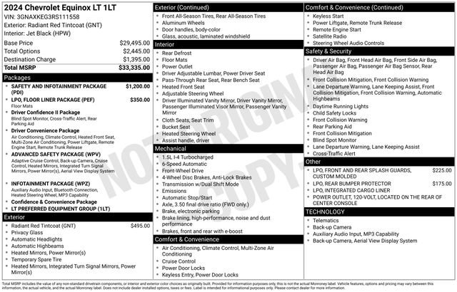 Used 2024 Chevrolet Equinox LT FWD image 7