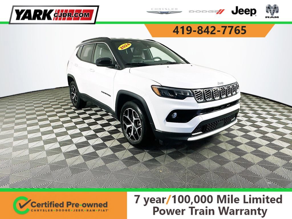 Certified 2024 Jeep Compass Limited AWD/4WD image 1