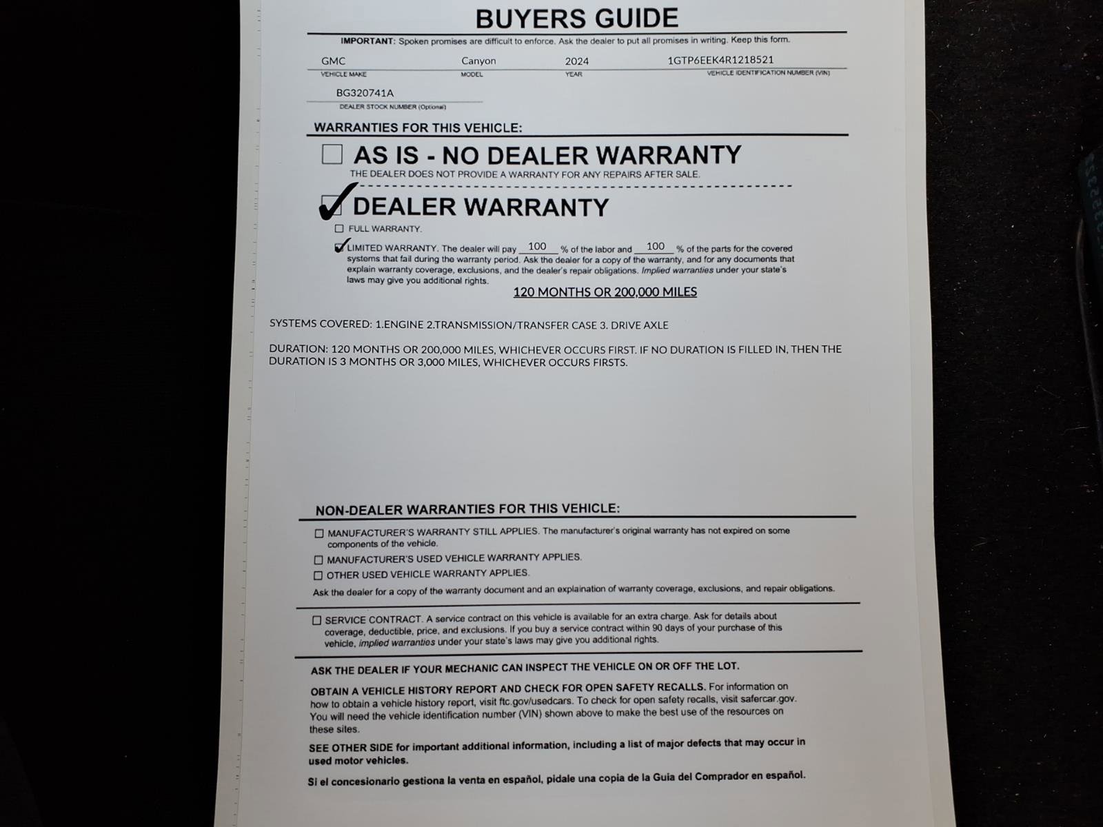 Used 2024 GMC Canyon AT4X image 41