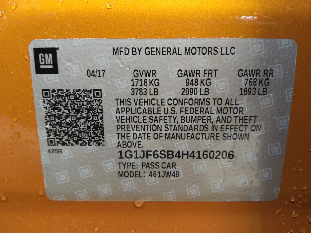 Used 2017 Chevrolet Sonic Premier w/ LPO, Performance Package FWD image 33